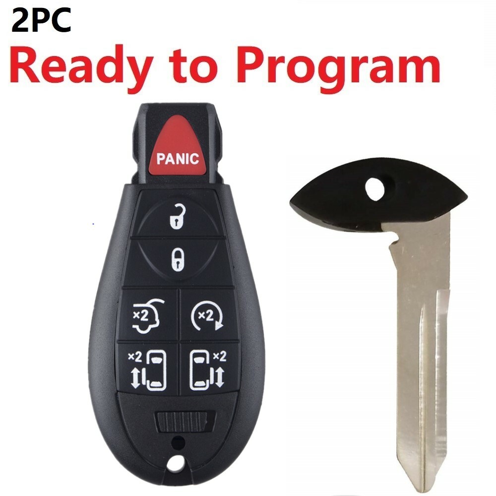 2 Remote Key Fob Rubber Pad 3 Button for Chrysler Town & Country 2008