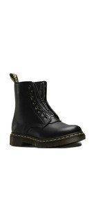Dr. Martens Pascal Botas de cremallera frontal de 1460 Negro-Reino Unido  8-Nuevo En Caja | eBay
