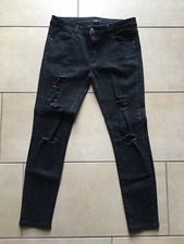 SCOUT S.C.O.U.T. JEANS DONNA NERO ELASTICIZZATO 76% COTONE PERFETTO tg M MEDIUM