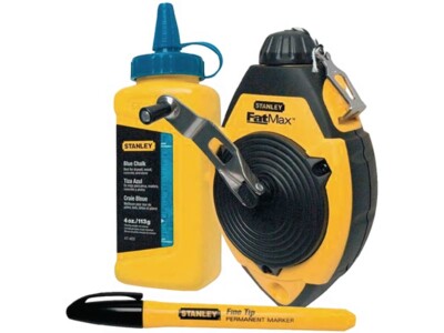STANLEY 0-47-681 Schlagschnur-Set FATMAX Schnurlänge 30 m Kunststoffgehäuse Schn