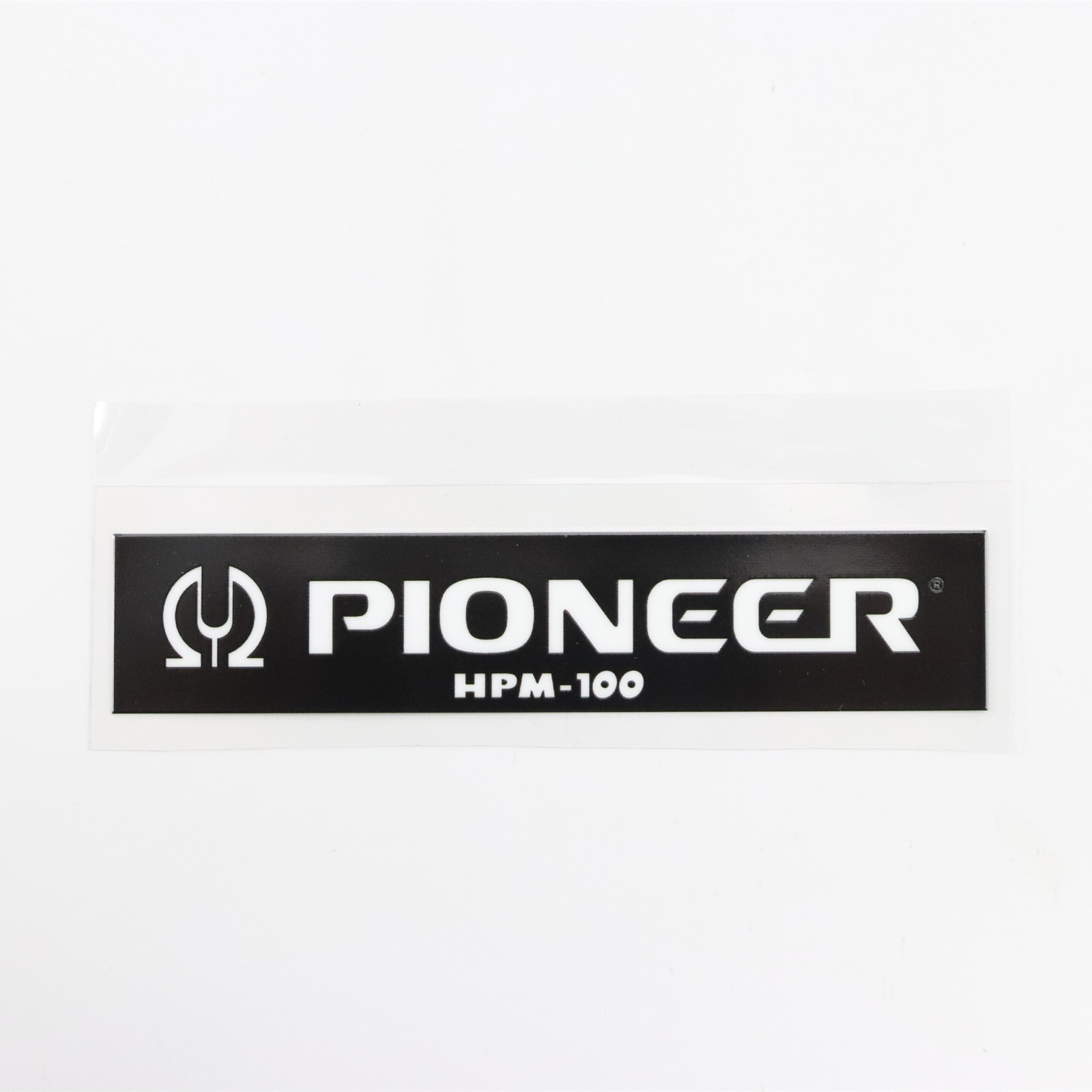 PIONEER HPM-100 logo badge Sticker Decal waterproof 128mm(5.03")X26mm(1.02")