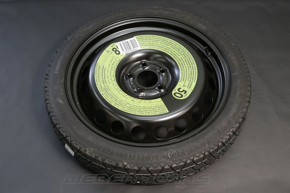 8K0601027F Ersatzrad Reserverad Notrad Stahlfelge Audi A4 8K A5 125 70 R19 4315 - Bild 4 von 4