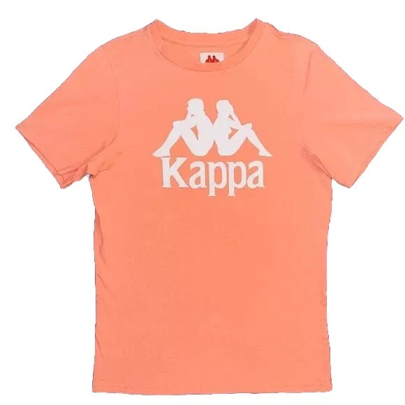 T-SHIRT KAPPA MEN A00 BLACK ORANGE 37144YW Noir S