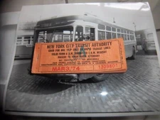 COMPLETE UNUSED 100 TRANSFERS NOS NYCTA NY NYC SUBWAY 1974 TOKEN BOOTH ATTENDANT