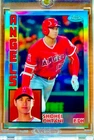 Shohei Ohtani RARE REFRACTOR INVESTMENT CARD SSP TOPPS CHROME ANGELS MVP MINT