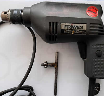 elektrische Bohrmaschine Friweg Kabel W-Germany Deutschland Vintage kein Akku