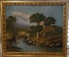 Painting "Before Vespers" by REMO DA TORRE FERRARA - oil on board - 60cm*50cm