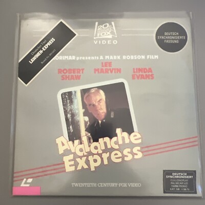 Avalanche Express - 20th Century Fox - Bildplatte - Laserdisc NEU OVP
