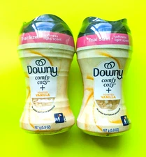DOWNY Comfy Cozy + Toasted Vanilla In-Wash Booster Scent Beads - Lot of 2