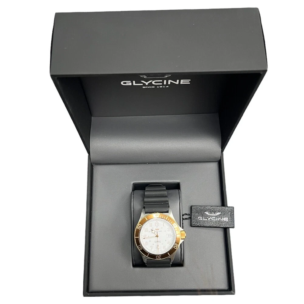 Glycine Combat Sub Golden Eye Men s Watch eBay