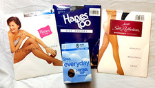 4 Packs / Total of 5 Pairs of Various NOS Hosiery Please See Notes - NEW