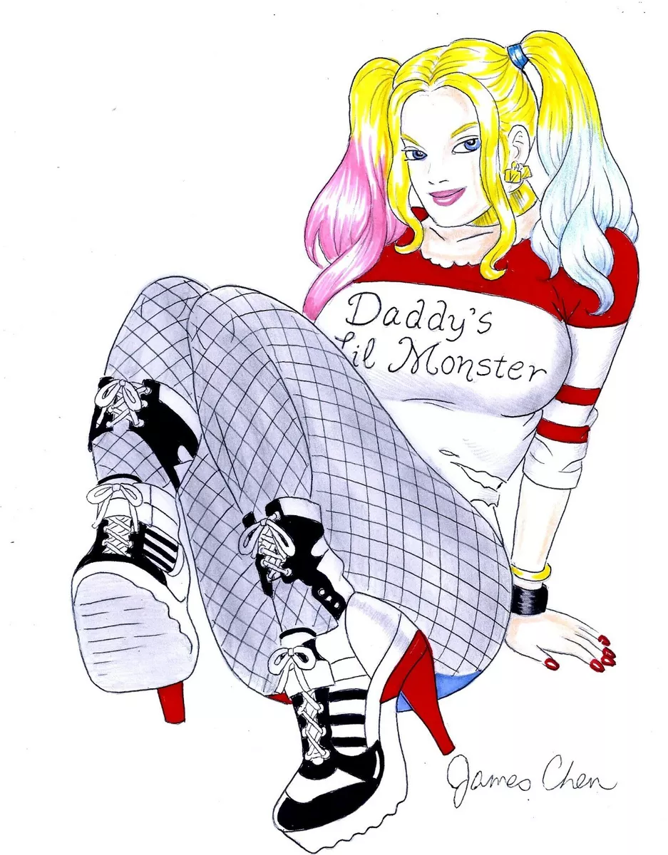 Speed Drawing: Harley Quinn 