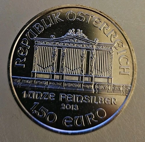 2013 Austrian Silver Philharmonic 1 oz — photo from the most recent tracked eBay sale