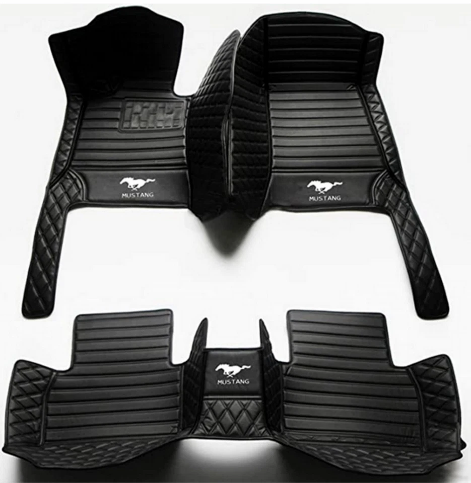 Custom Set For Ford Mustang 1994-2025 Carpets All-Weather Luxury Car Floor Mats - Image 3 of 4