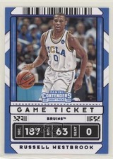 2020 Panini Contenders Draft Picks Game Ticket Purple Russell Westbrook #3 0e5