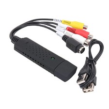 AV to USB Cable CVBS S-Video to USB 2.0 Video Adapter Monitor PC Live Recording