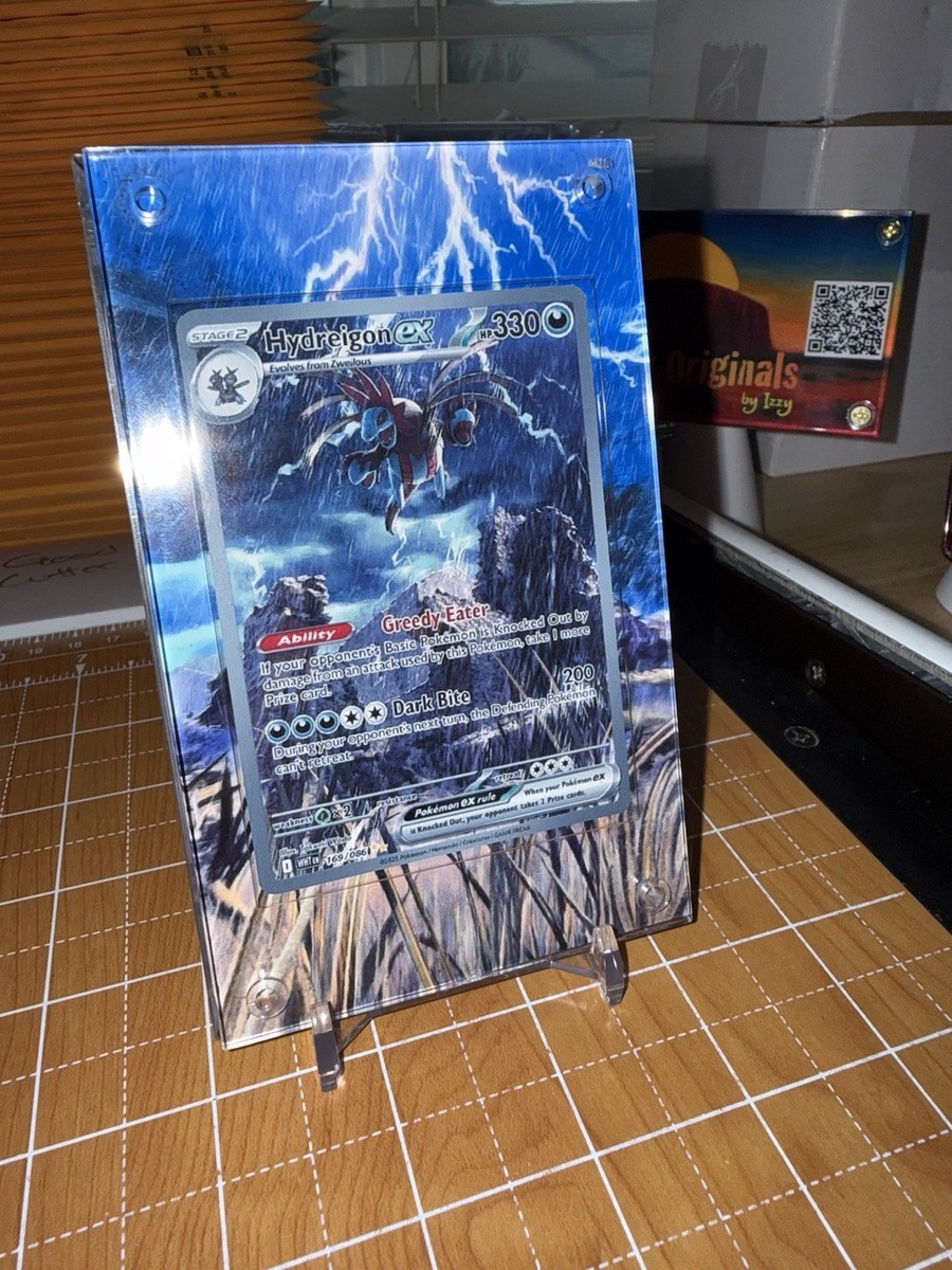 Hydreigon EX SIR 169/086 White Flare Pokemon Extended Art Case | eBay