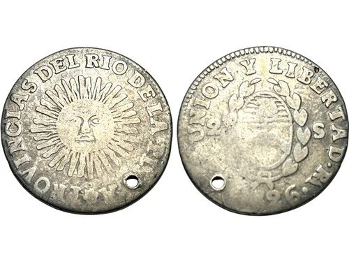 Argentina, Rio de la Plata, 2 Soles, 1826, silver [MON_161]