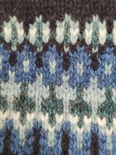 J. Crew Lambswool Sweater Adult Medium Fair isle style multicoloured crew neck.