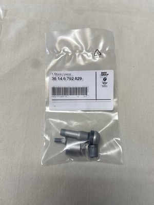 New OEM BMW and MINI TPMS Wheel Tire Valve Stem Assembly Silver 36 14 6 792 829