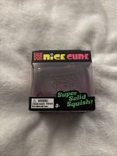 Nee Doh Nice Cube - Super Solid Squish Purple - Brand New/Factory Sealed