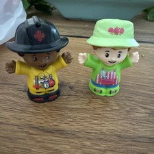 Fisher-Price Little People Ice Cream Shop Boy And Firefighter