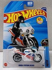 2025 Hot Wheels HW MOTO 4/5 Honda VFR750R RC30  224/250 White 