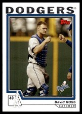 2004 Topps David Ross Los Angeles Dodgers #555