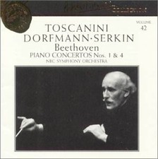 LUDWIG VAN BEETHOVEN - Beethoven: Piano Concertos 1 & 4 (arturo Toscanini - CD