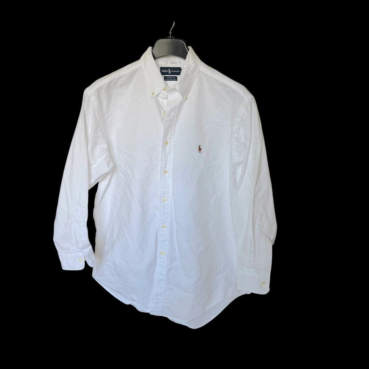 Polo Ralph Lauren White Solid Dress Shirts for Men for sale | eBay
