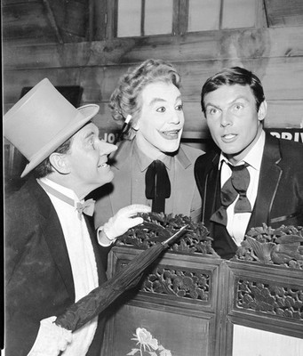 1960 Batman Adam West Penguin Burgess Meredith Sid C.Joker 8x10 Negative + Photo