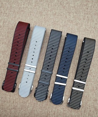 22 mm suitable for Breitling nylon strap buckle Gray Black Blue Red Brown 