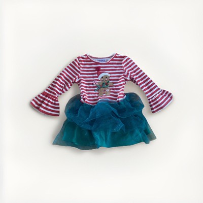 BLUEBERI BOULEVARD Girls  Christmas Gingerbread Cookie Dress Size 2T