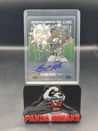 2026 Bo Jackson Battle Arena Tecmo Undrafted Wrecking Ball Steel Auto Power 140