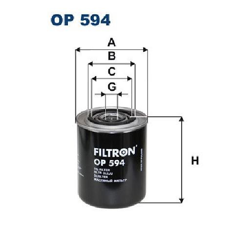 ÖLfilter FüR Renault Trucks B 2.4 2.5 86 Bis 92 Filtron Original 814047R-image