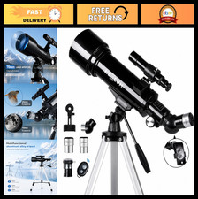 70mm Aperture 500mm Telescope for Kids  Adults - Astronomical Refractor, Multi-