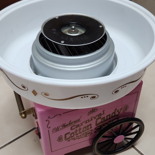 Nostalgia Electrics CCM-505 Cotton Candy Machine Pink 450W Electric 120V