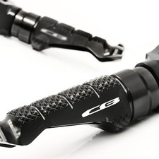 For Honda CB500X 13-20 19 18 17 16 15 CNC R-FIGHT Rider Front Foot Pegs Black