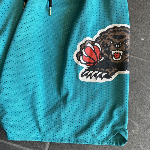Vancouver Grizzlies Shorts Mens Large Blue NBA Basketball 1995-96 Just Don USA - Foto 5 di 20