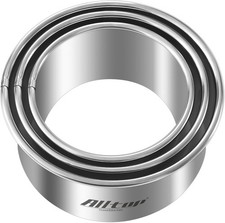 Circle Biscuit Cutter Set  Stainless Steel Baking Supplies f