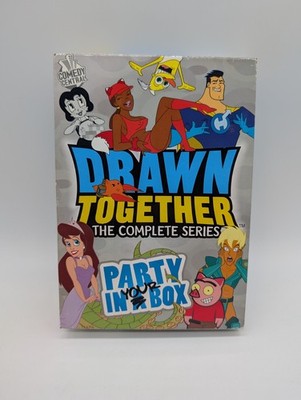 Drawn Together: The Complete Series - Party In Your Box (DVD) + Board Game 2009