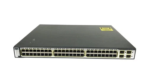 Cisco Catalyst WS-C3750-48PS-S PoE Switch 48x 10/100 4x SFP