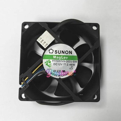 1 Pc. New PF70251VX-Q02U-S99 Cooling Fan 7025 DC12V 2.46W 7CM 4Pin