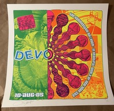 Devo Poster Hammerstein NY 2005 Donovan Sperry Firehouse Signed Numbered of 200