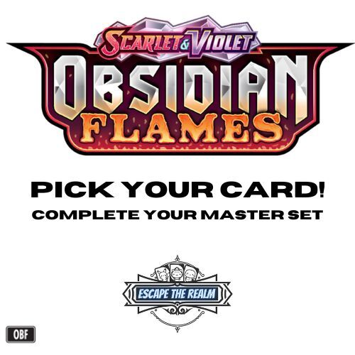Obsidian Flames Pick your Card Regular / Holo / Reverse Holo Pokemon TCG