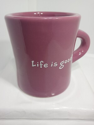 LIFE IS GOOD COFFEE MUG. LIFE IS GOOD MUG. I LOVE SNOWFLAKE EMOJI Mug. B312