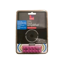 iPod Building Block Speaker Mini Dock Amplifier Pink New in Package Lush Life