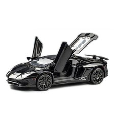 Lamborghini Aventador LP750-4 SV 1:32 Modelo Coche Diecast Vehículo de Juguete Regalo Negro