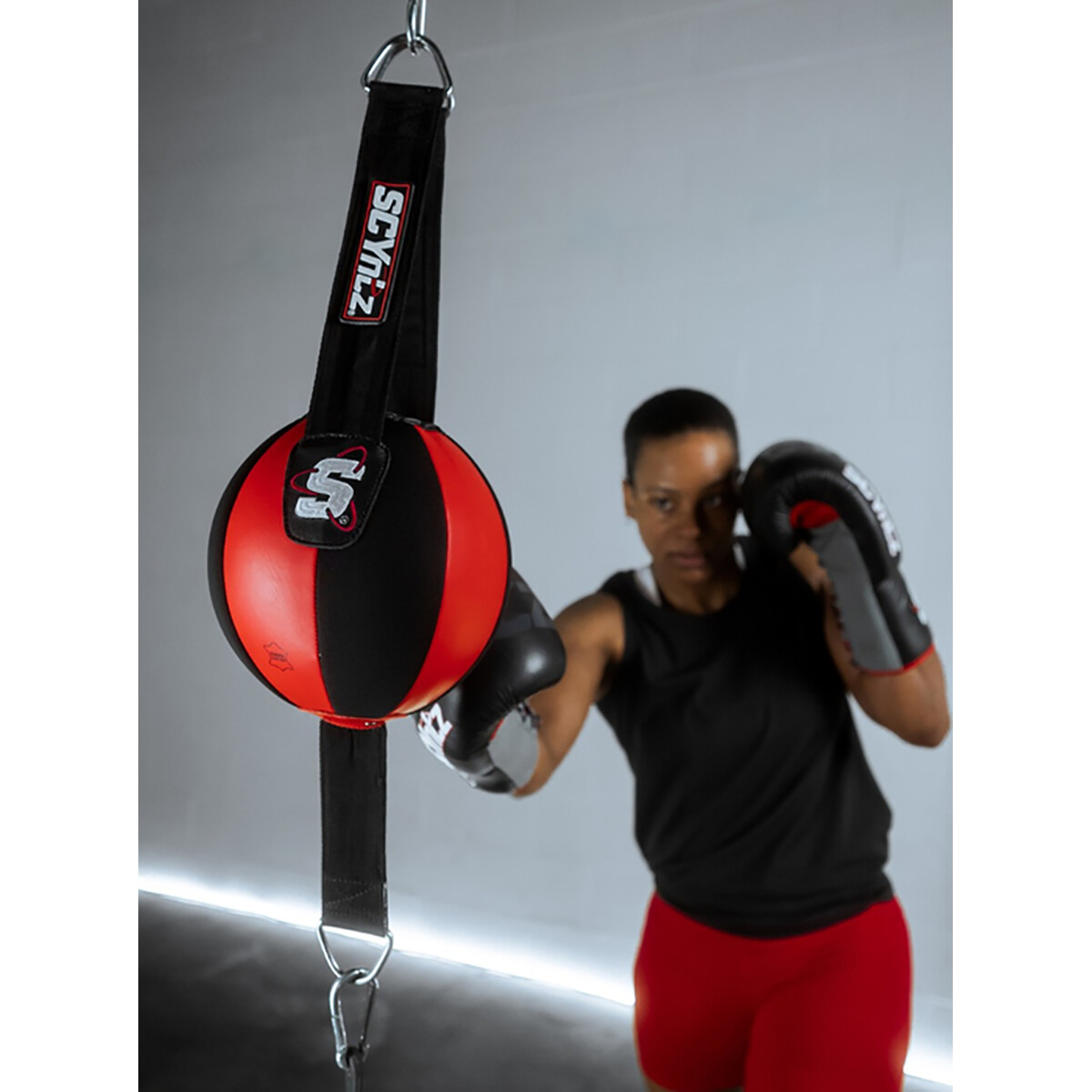 Title Boxing SCYntz Leather Double End Bag | eBay