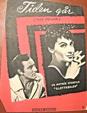 TIDEN GAR/TAKE MY LOVE -Spartito d'epoca- 4 pg. 1955 ?